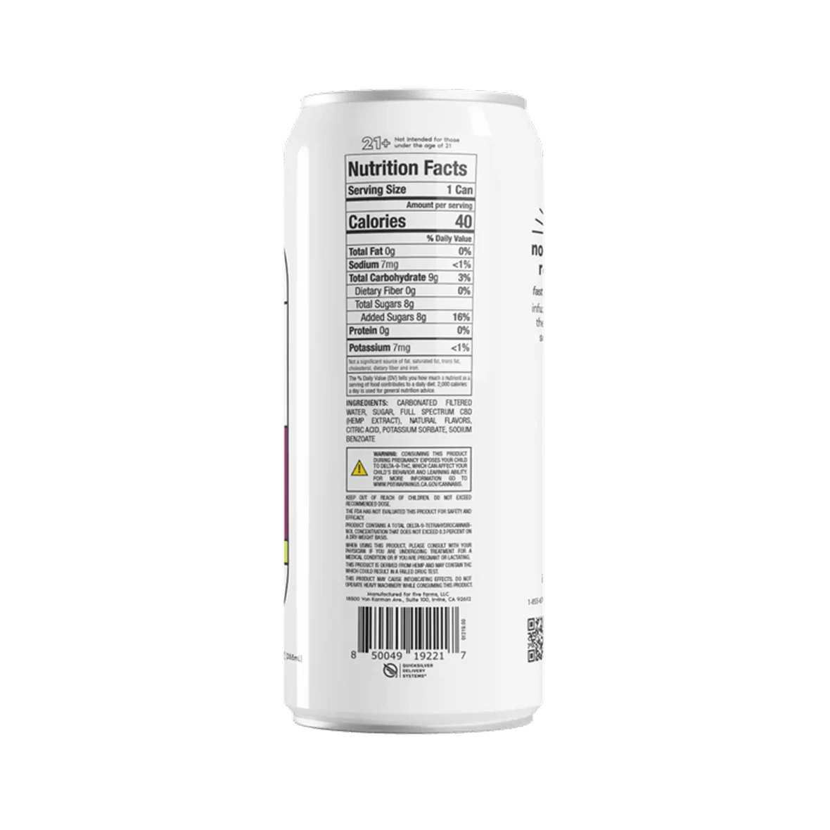fast-acting 2mg thc seltzers | black cherry - Image 4