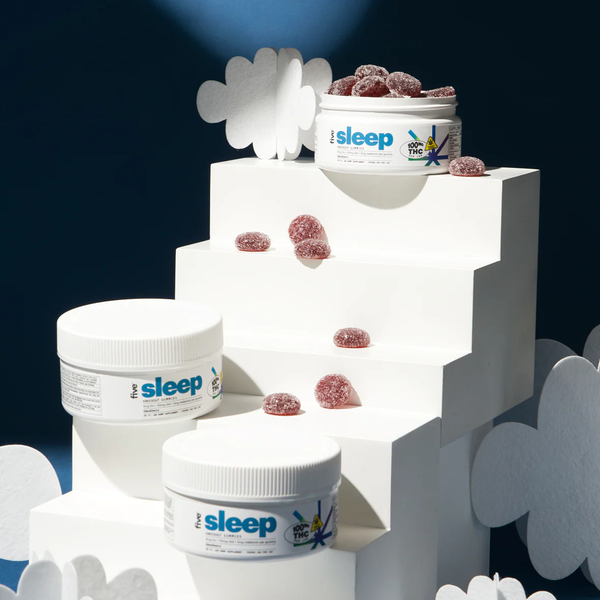 knockout sleep 5mg thc gummies - Image 3